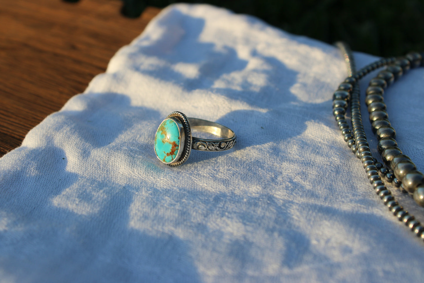 Everyday Ring on Engraved Band