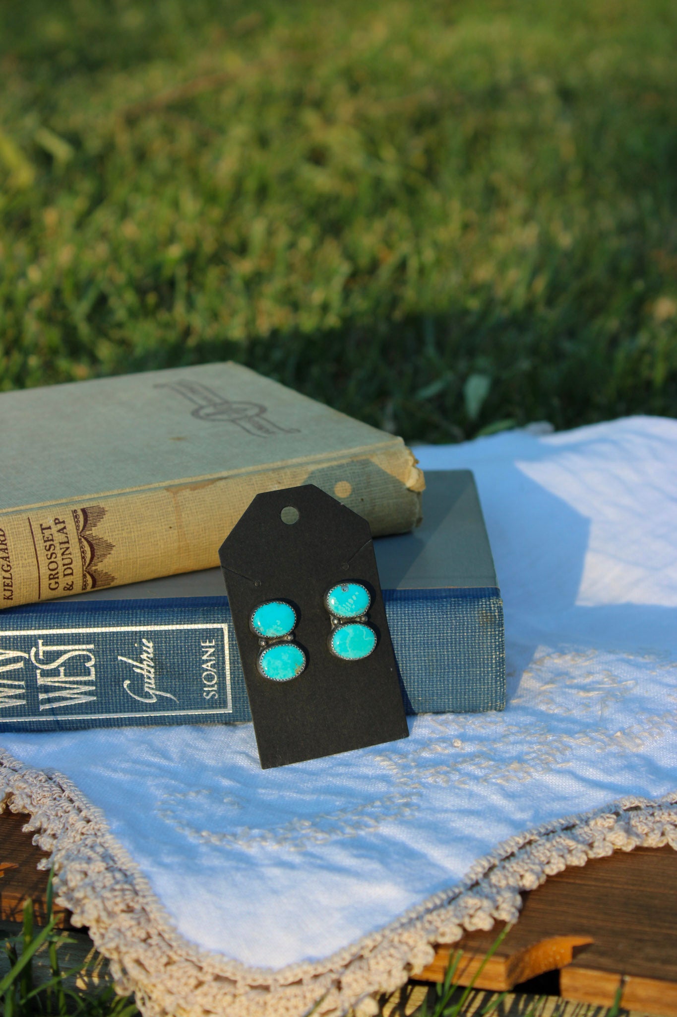 Stacked Turquoise Studs