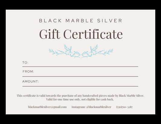 Gift Certificate