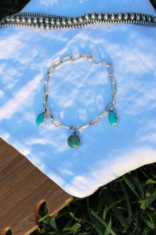 Turquoise Charm Bracelet