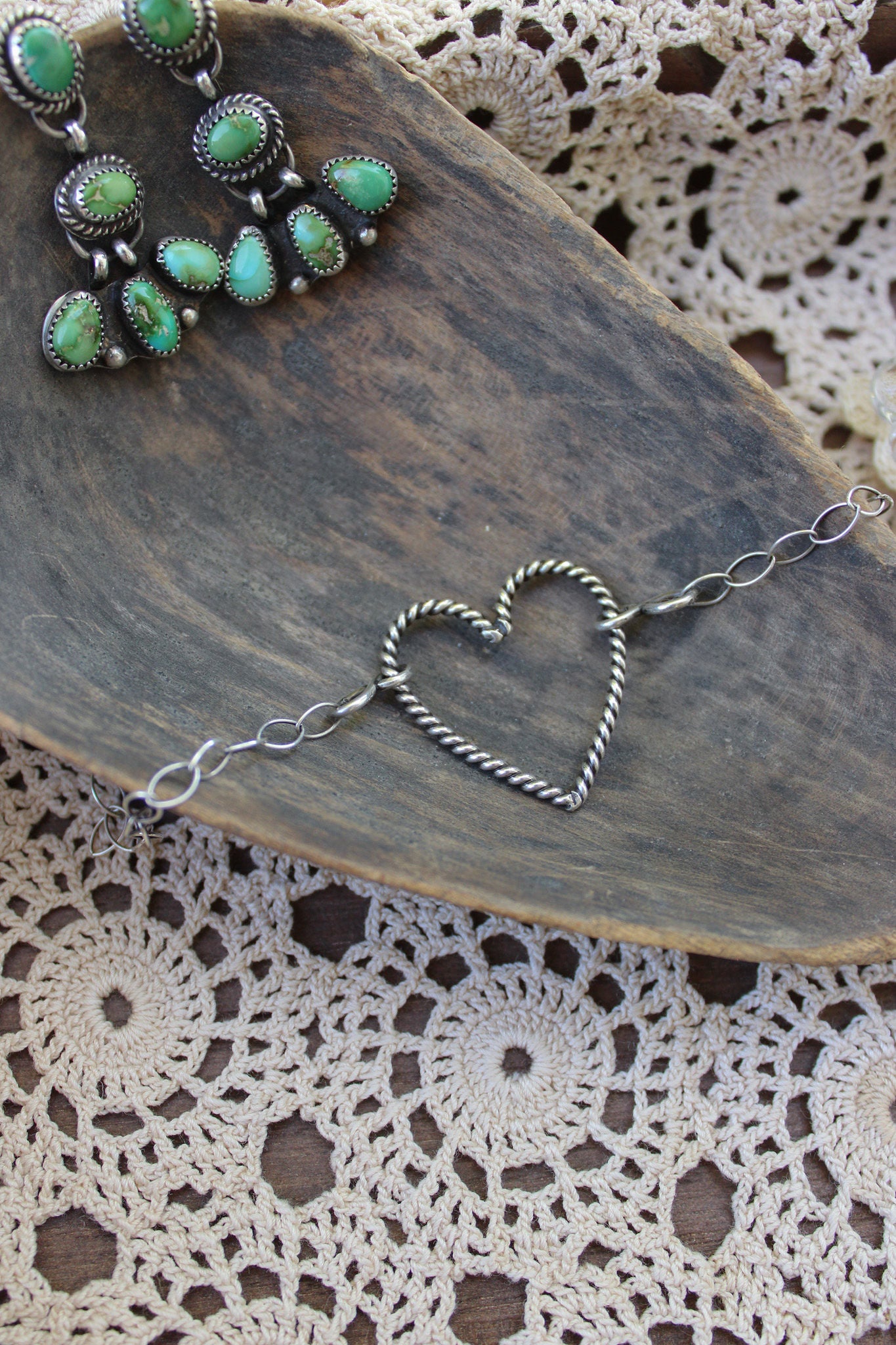 Silver Heart Bracelet
