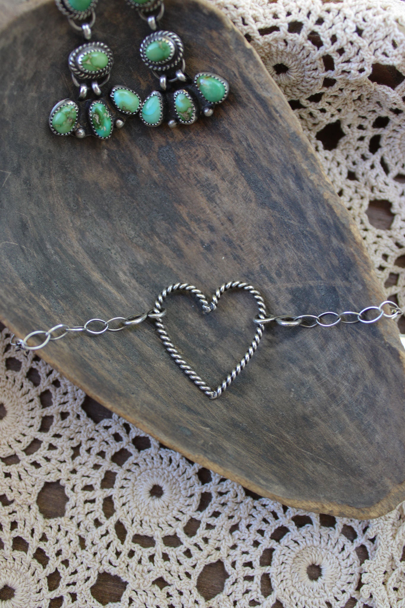 Silver Heart Bracelet