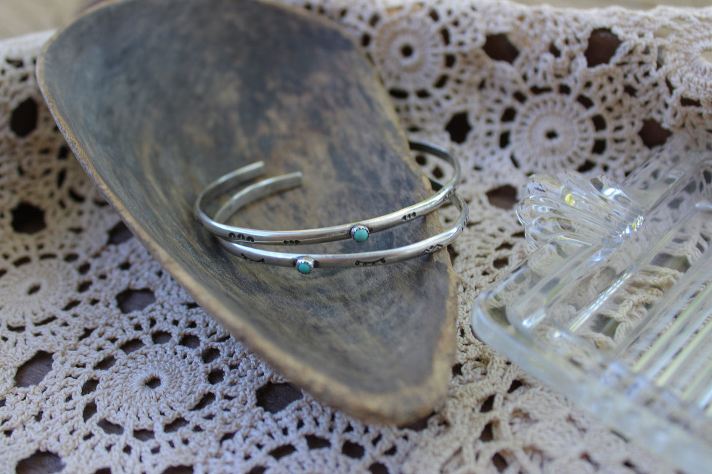 Dainty Single Stone Kingman Cuff